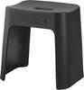 Yamazaki Tower Bath Chair, Easy-to-Wash Magnetic Bath Chair SH32, Black, W33 X D27 X H32cm, Floating Storage, Easy To Clean, Model 1654