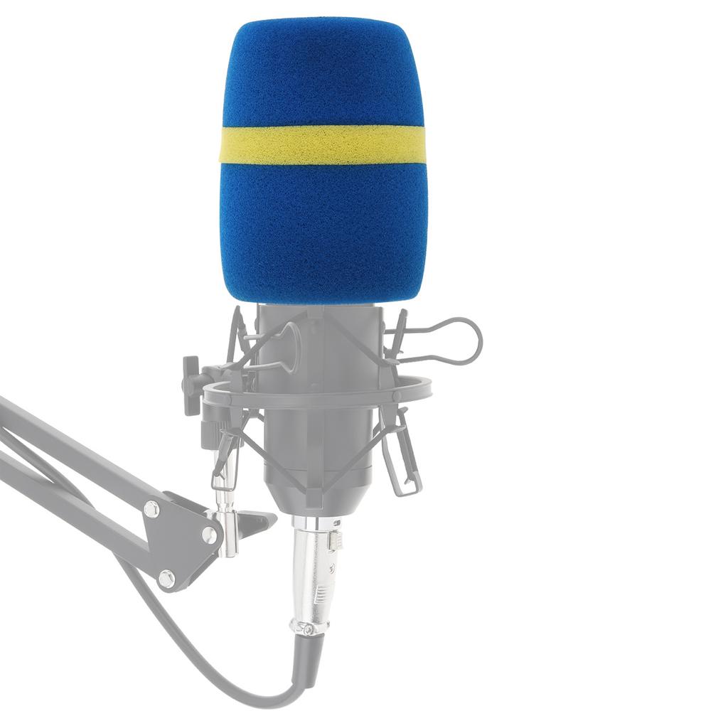 1 Piece High Density Thickened Foam Mic Cover Wear Resistant Protective Sponge Sleeve for KTV Stage Meeting Performance