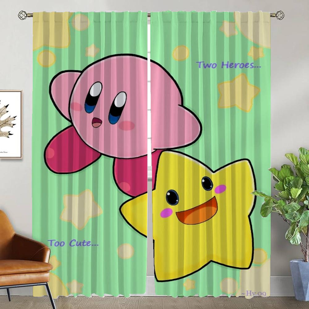 

K-Kirbyes Anti-mosquito Curtains 2 Pieces Curtains for Living Room Curtain Shades Tulle for Bedroom Partition Kitchen Blackout W50xH70cmx2pcs-CL