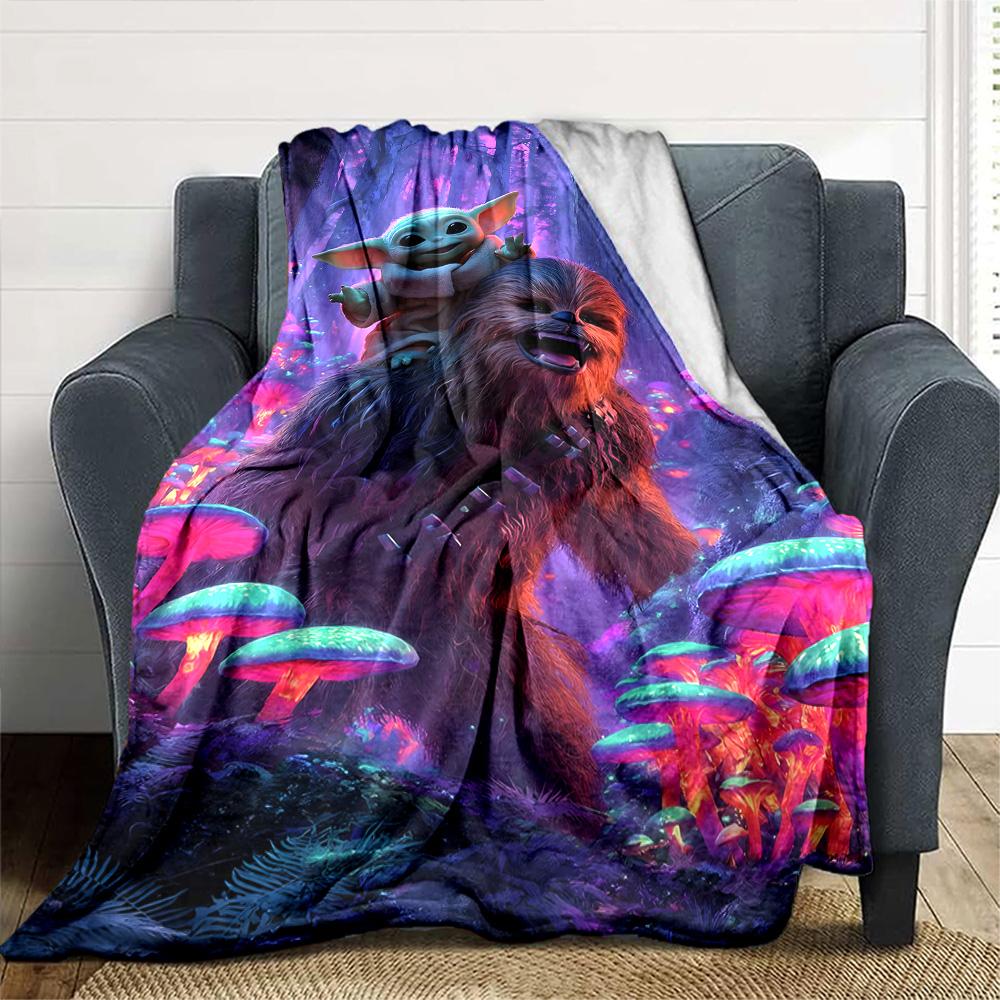 Star Wars Blanket Ultra-Soft Perfect for Sofa Office Bed All-Season Use Playful Design Gifts For Family Or Friends