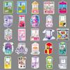50 Claw Machine Graffiti Stickers Personalized Cartoon Cute Creative Decoration Mobile Phone Suitcase Water Cup Stickers