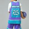 Li Ning Badfive Casual Loose Basketball Vest Men Tops Blue AAYR437-2