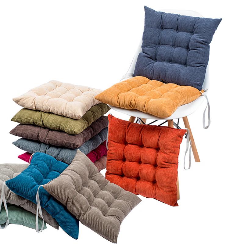OEING Corduroy Thickened Chair Cushion