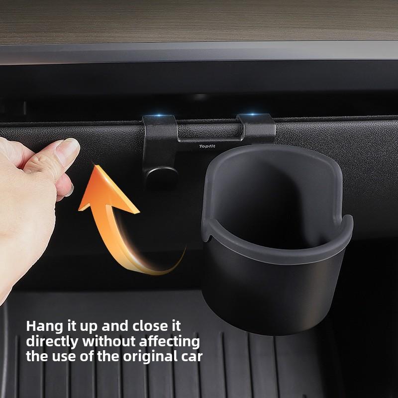 Co-Pilot Glove Box Hook Storage for Tesla Model Y Dashboard Cup Holder Accessory Kit ABS Material Interior Accessories Y Series