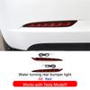 ModelY 2024 Rear Bumper LED Fog Lights Streamer Turn Signal Lamps Tail Lights For Tesla Model 3/Y 2017-2023 Auto Exterior Parts