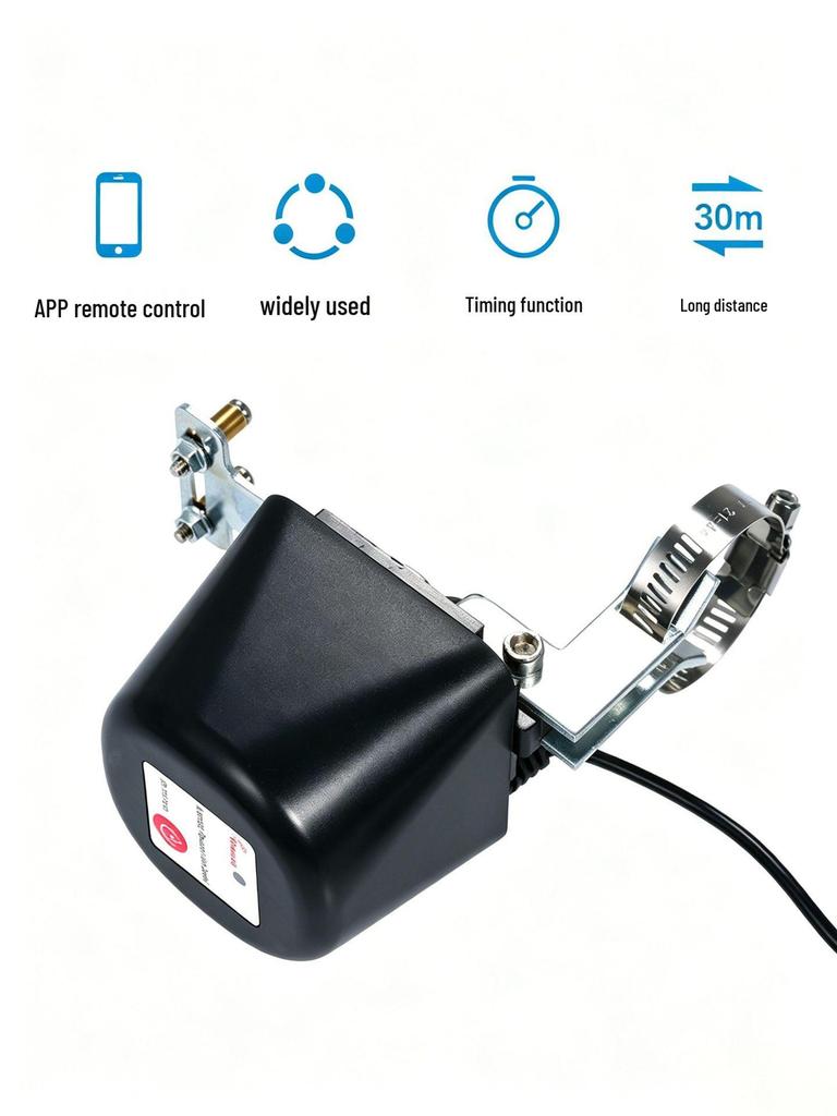 Smart WiFi Valve Controller - Universal App Remote for Water & Gas Shut-off with Timer