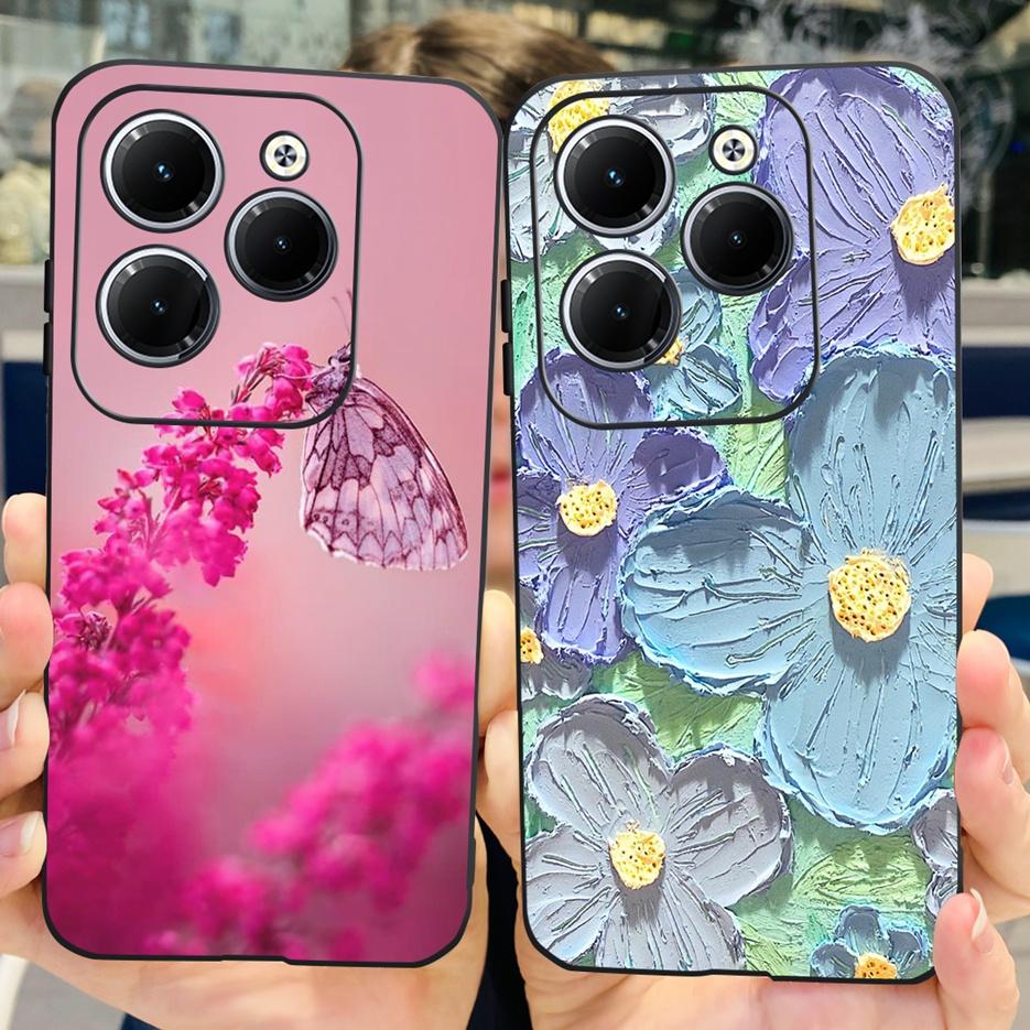 For Infinix Hot 40 Pro Case X6837 Cute Fashion Cover Soft Silicone Phone Case For Infinix Hot 40i Hot40 Pro Hot40i Fundas Bumper