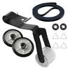 Universal Dryer Repair Parts Kit Compatible Multiple Brands Contains Rollers Idler And Belt Components