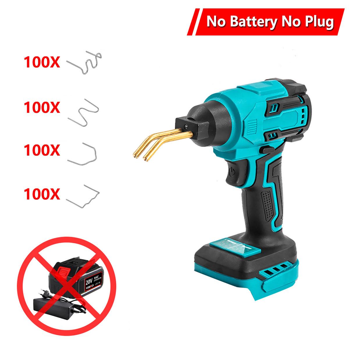 

Беспроводной горячий степлер, пластиковый сварочный аппарат, паяльник для ремонта бампера, пистолет для трещин на кузове автомобиля для Makita 18 В (Нет батареи)
