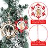 Wooden Christmas Artistic Ornaments Featuring Charming Reindeer Snowflakes And Characters Gingerbread