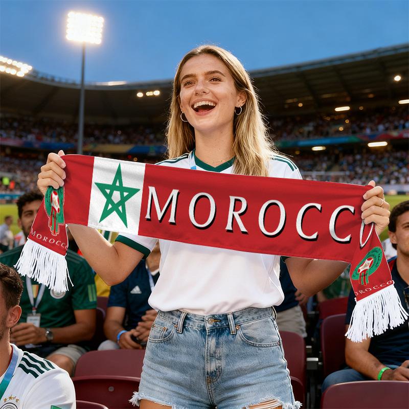 2026 World Cup Flag Scarfs 15x140cm Fan Scarf World Cup Scarf Sports Holiday Decoration