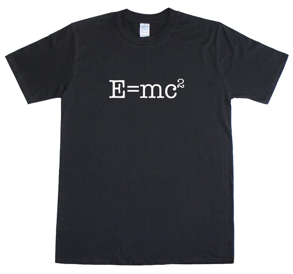 Emc2 Albert Einstein Theory Science Unisexs Loose Fit Cotton TShirt S