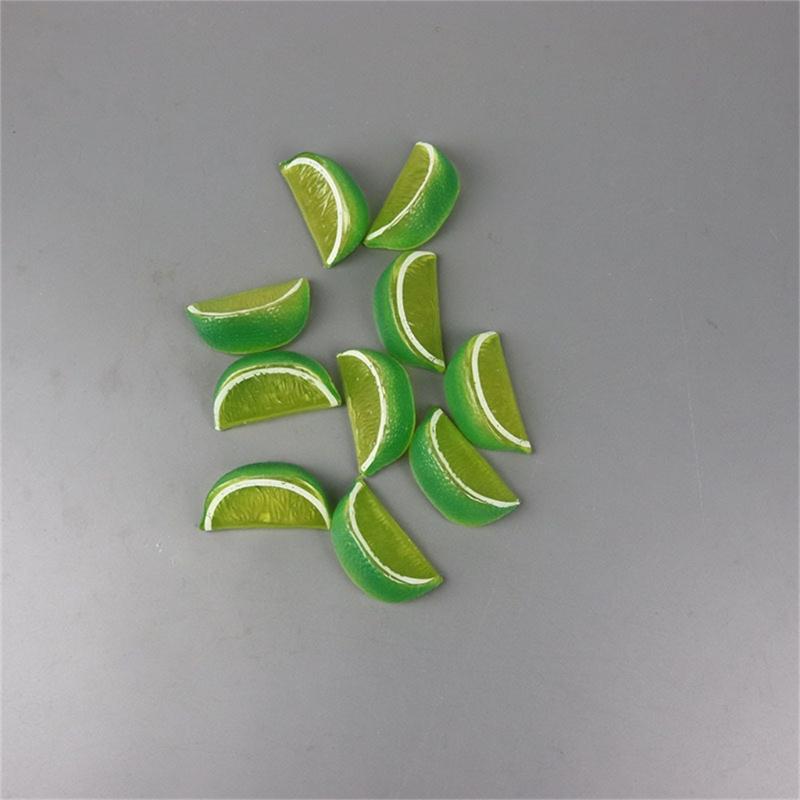 Set of 10 Artificial Lemon Block Lemon Model for Photography House Kitchen Plastic Fruit Fun and Natural Beauty
