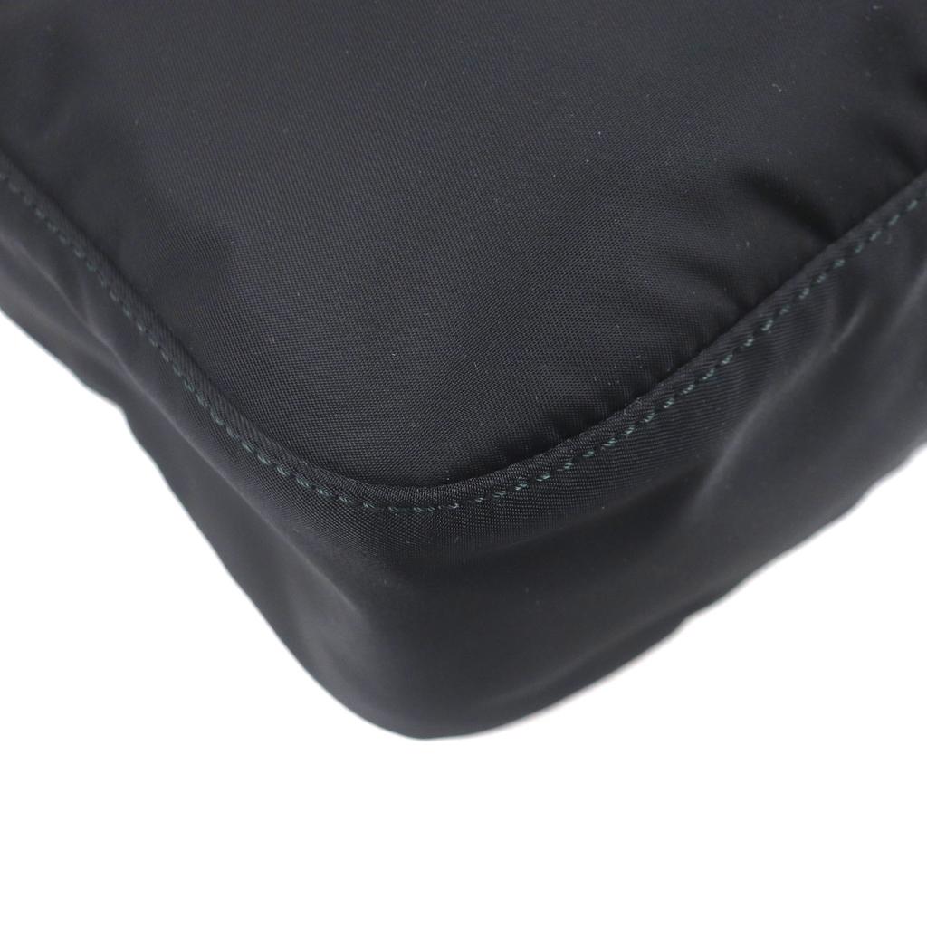 Prada Shoulder Bag Black Nylon Mens 1BC421 Used