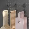 4PCS Special Hooks Perforated Board Hooks Tool Accessories Single Line Design Shelves Hooks Single Line Hooks Shelves Display