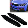 1Pair Car Front Bumper Side Splitter Spoiler Trim For BMW F80 F81 M3 F82 F83 M4 2014- Only Fit For M3 M4 Original Bumper