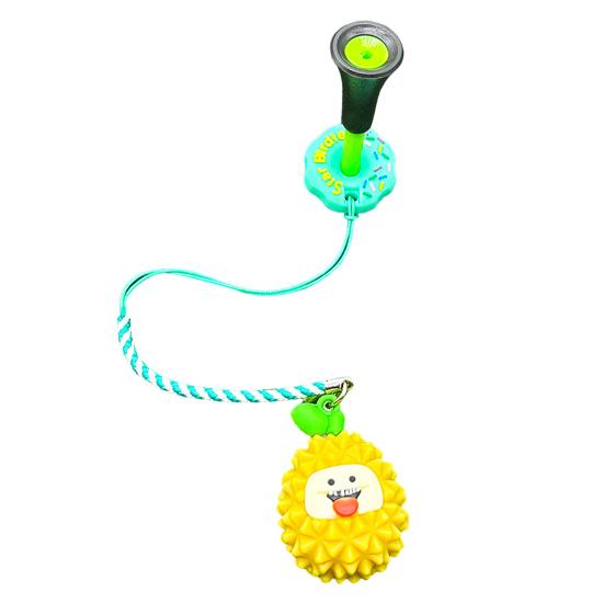 Plastic Anti Lost Golf Tee Hanger Donut Design Golf Tee Ring Strap Fruit Design Tee Loss Prevention Golf Accessory