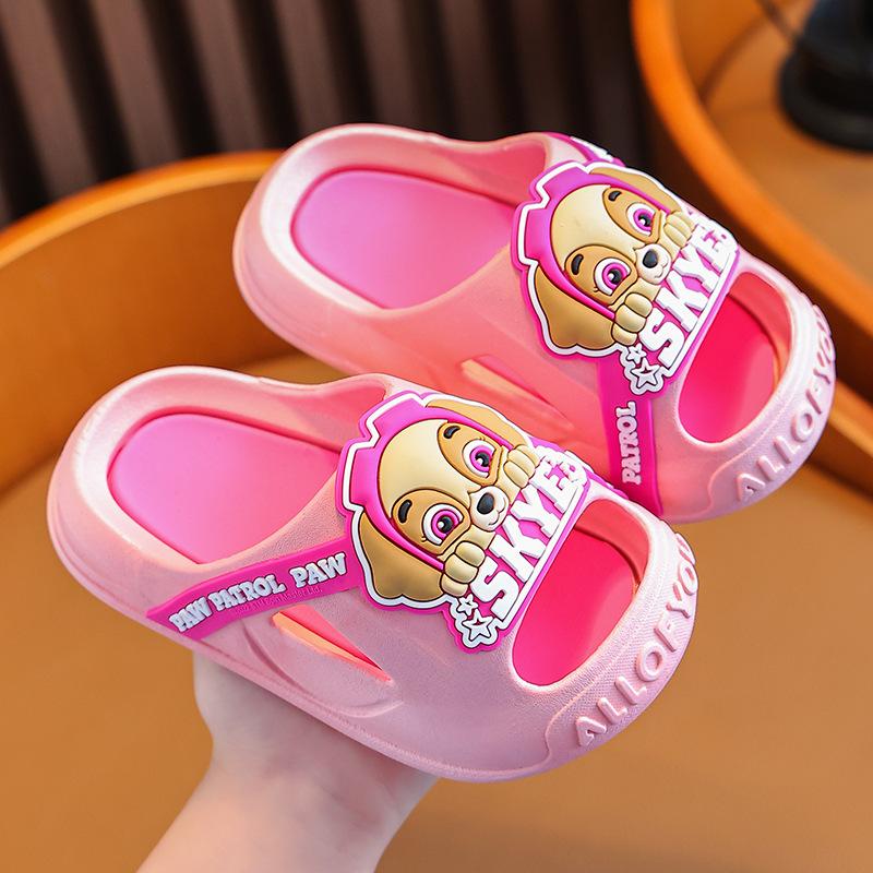 Paw Patrol Children's Slippers Summer Boys Kids Bath Non-Slip Indoor Big Kids Girls Baby Cool Slippers