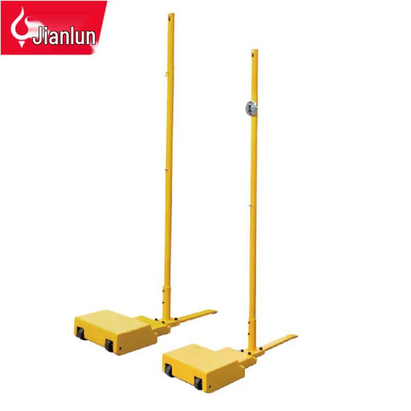 JEEANLEAN Portable Gear Lift Cast Iron Badminton Post