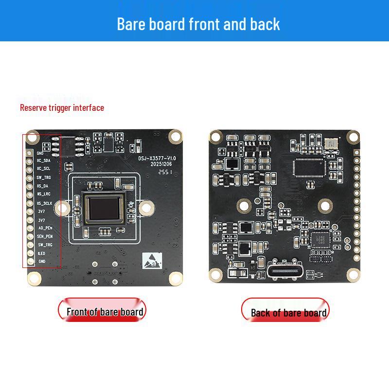 12MP USB 3.0 IMX577 HD 4K/60fps Camera Module for Industrial and Aerial Use, Driver-Free.