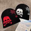 Halloween Skull Knit Beanie Warm Street Style Gothic Hat Fall