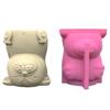 Succulent Plant Pots Silicone Mold Cat Panda Resin Mold DIY Animal Resin Mold