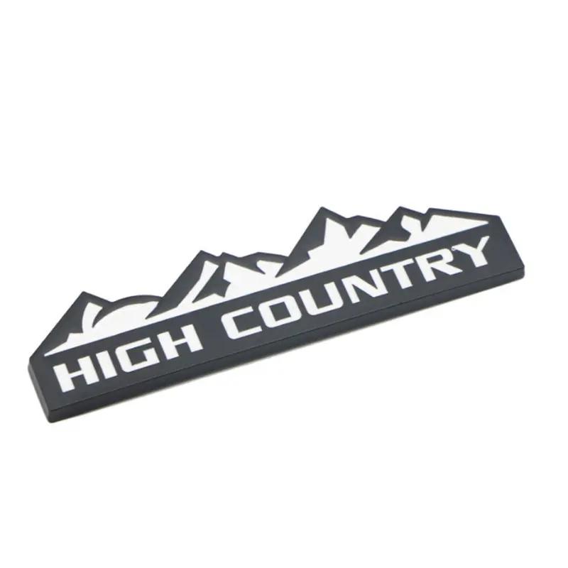 Polepy aut HIGH COUNTRY s písmeny pro všechny terénní modely Vzor oblasti Highland Příslušenství pro úpravu karoserie Zadní ozdoba kufru