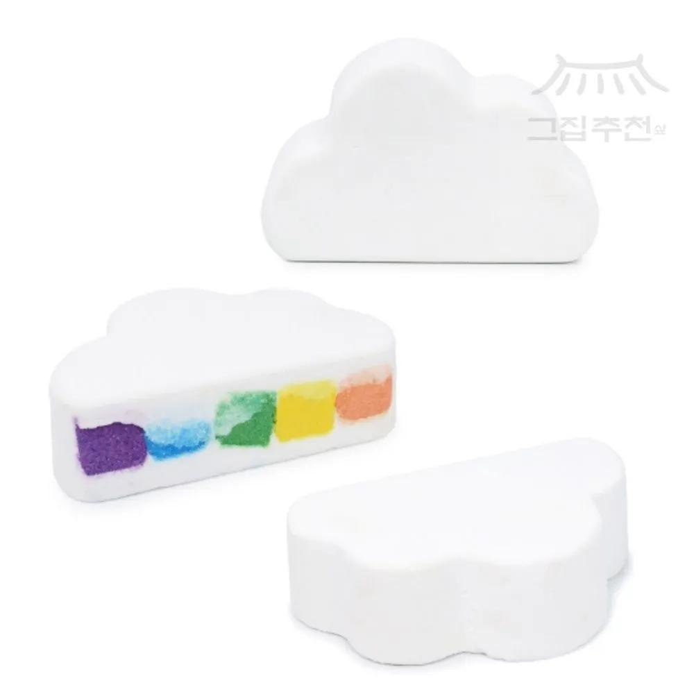 The House Recommendation THEherbshop Rainbow Bubble Bath Bath Bomb 140g Color-Changing Bath Bomb Bath Ball Bubble Bath