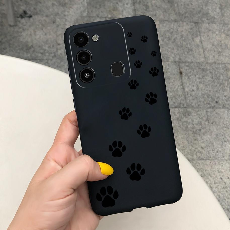 Couple Heart Silicone Case For Tecno Spark 8C Cover Spark8 8 C KG5k KG5j Painted Soft TPU Phone Case For Tecno Spark 8 Pro Etui