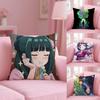 The A-Apothecary Diaries Maomao Cushion Cover Plush Fabric Soft Double-Sided Printed Sofa Warm Winter Home Gift Pillow Cover