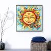 Diamond Painting Round Stones Cartoon Diamond Embroidery Sale Sun Pictures