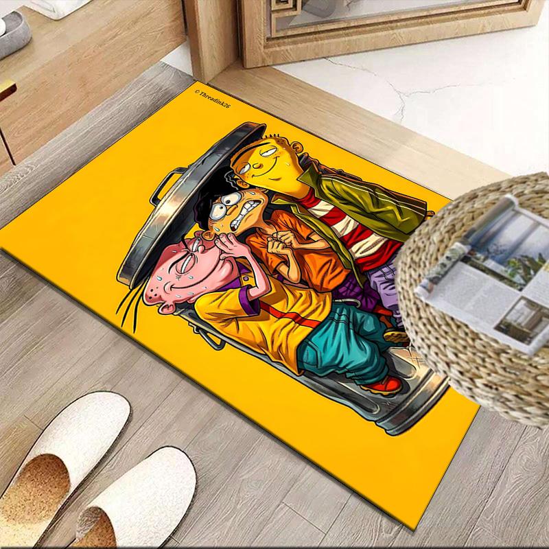 Edd Eddy Adventure Carpet, Kitchen Rugs, Yoga Mat, Non-Slip Mats, Rug for Bathroom, Living Room bedroom, Camping Rugs Christmas Gift