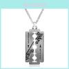 Judas Priest Blade Necklace With Pendant In Antique Copper Finish For Gift