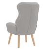 Armchair Light Grey 69 x 74 x 93 cm Sherpa Fabric