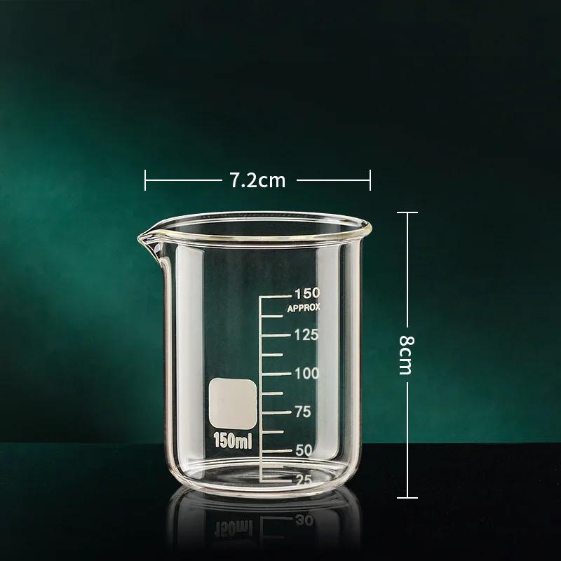 50-1000ml High Borosilicate Glass Measuring Cup Kitchen Tool Baking Measuring Cups Clear Scale Cup Laboratory Transparent