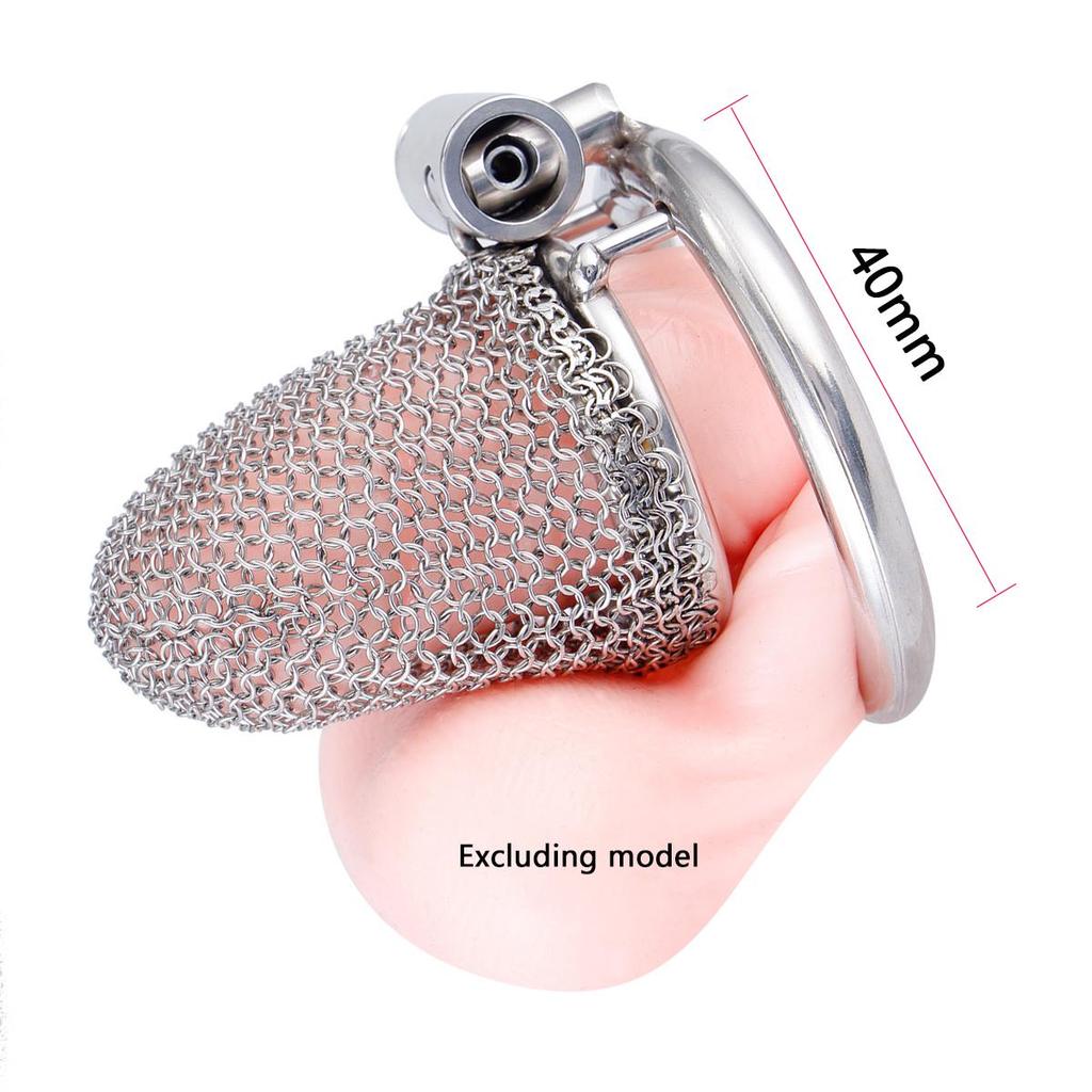 MoDi Siatka ze stali nierdzewnej męskie urządzenie Chastity gładka i lekka klatka na penisa zabawki erotyczne dla mężczyzn penisa blokada cewki moczowej gra dla dorosłych