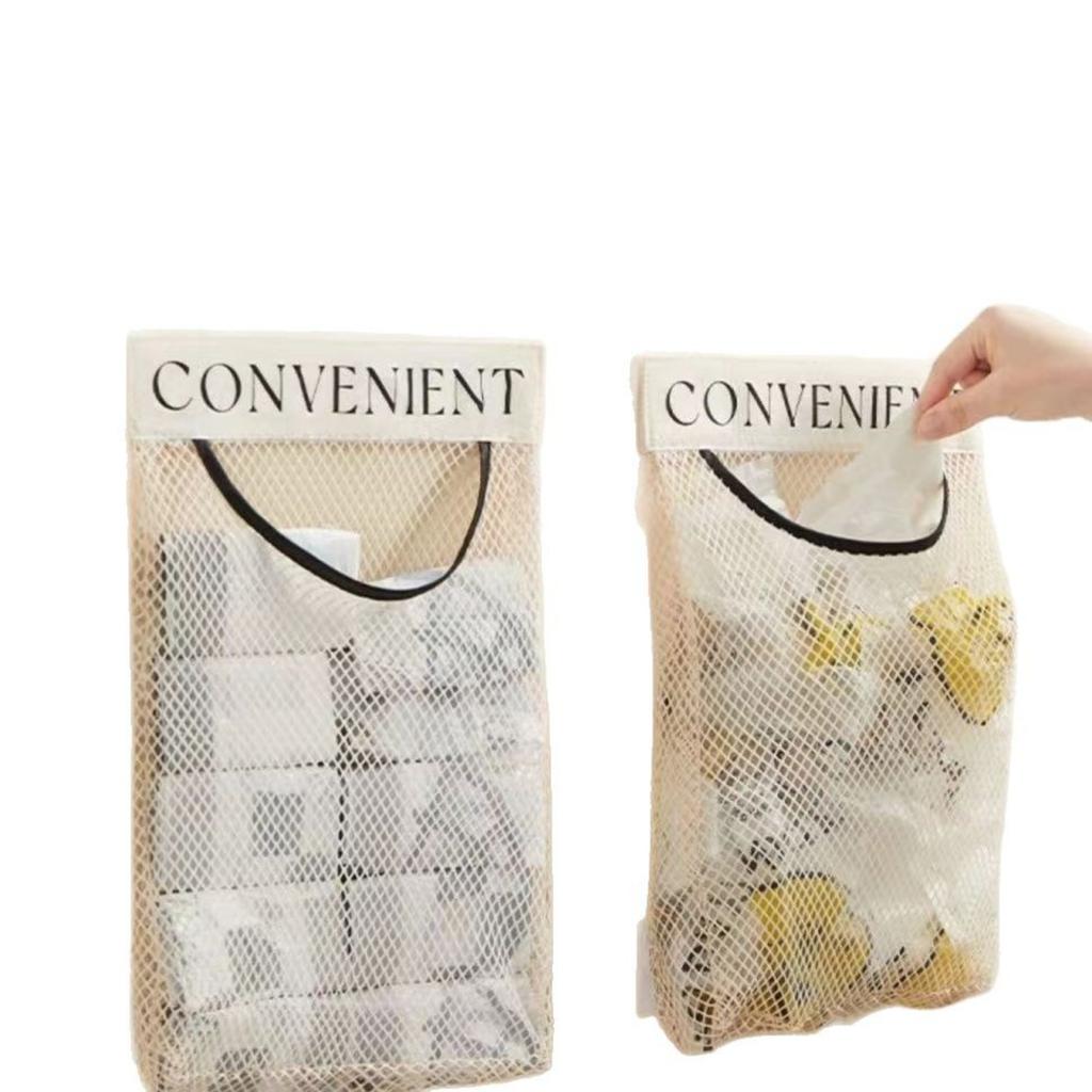 Sac poubelle de cuisine, rangement mural de grande capacité, sac de rangement mural pour sacs en plastique