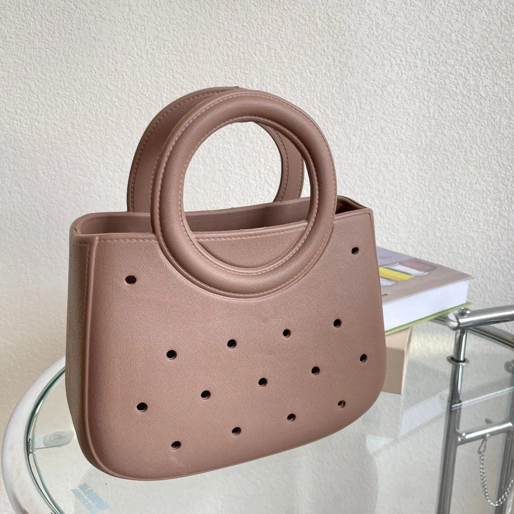Waterproof Beach Bag Leisure DIY Colorful Fashi Handbags Sandproof Anti-slip Handle EVA Handbags Travel Toiletry Storage Bags