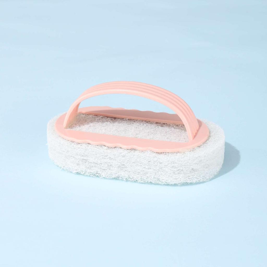 Household Tile Cleaning Brush With Handle Sponge Multifunctional Color Bathtub Stove Cleaning Brush