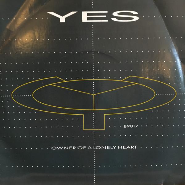

7-дюймовая пластинка YES - Owner Of A Lonely Heart B9817 ATCO Records 1983 UK Поп Б/У