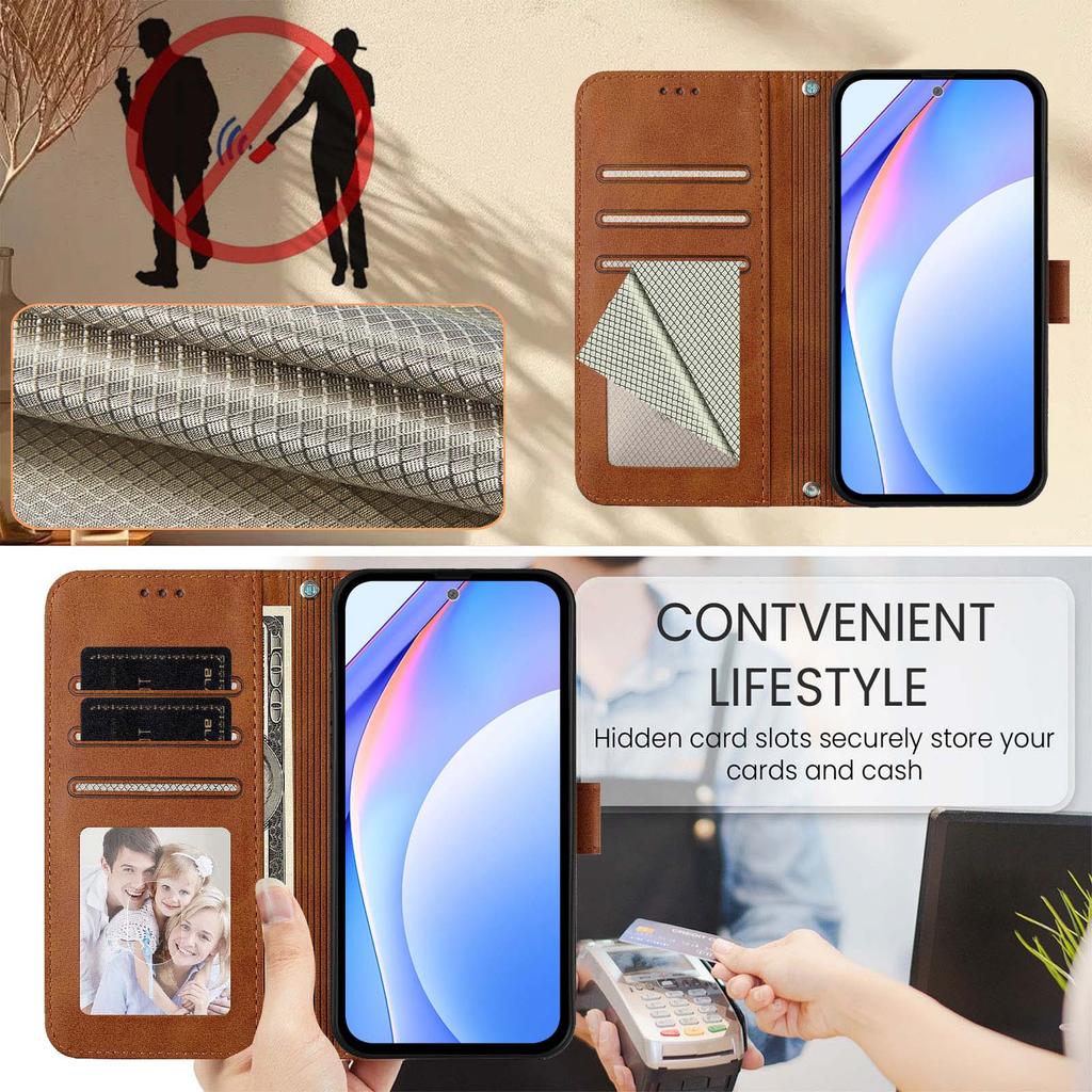 Flip Leather Wallet Phone Case with Card Slot Protective Cover for Poco F8 Pro F8 Ultra F7 F7 Pro F7 Ultra F6 F6 Pro F5 F5 Pro