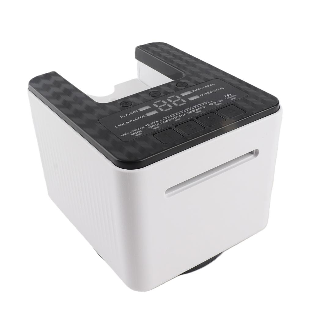 Automatic Card Dealer Machine 360 Degree Rotating Dealing Machine for 1 2 Decks 8 Players USB Rechargeable Playing Card