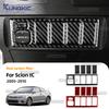 For Scion tC 2005 2006 2007 2008 2009 2010 Real Soft Carbon Fiber Sticker LHD Car Headlight Switch Interior Trim Fame