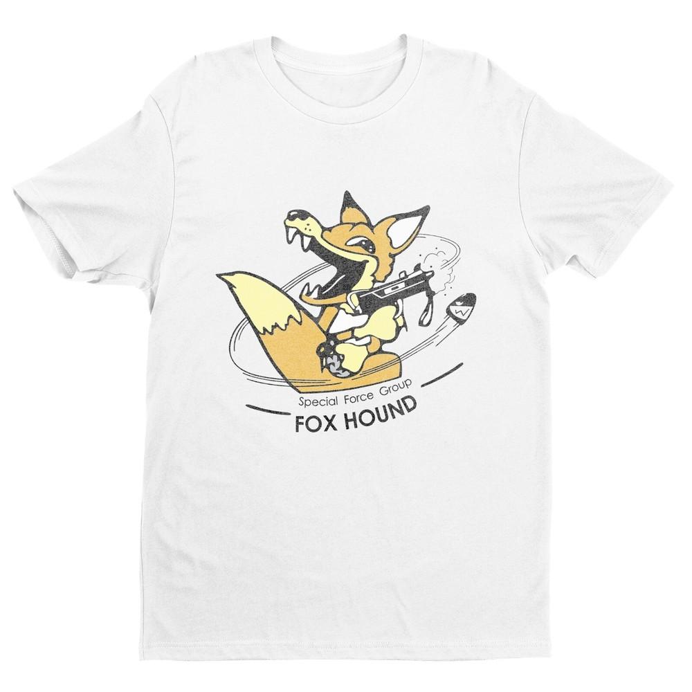 

MGS Foxhound Emblem (black) Premium Unisex T-shirt Classic Tactical Game Gifts L