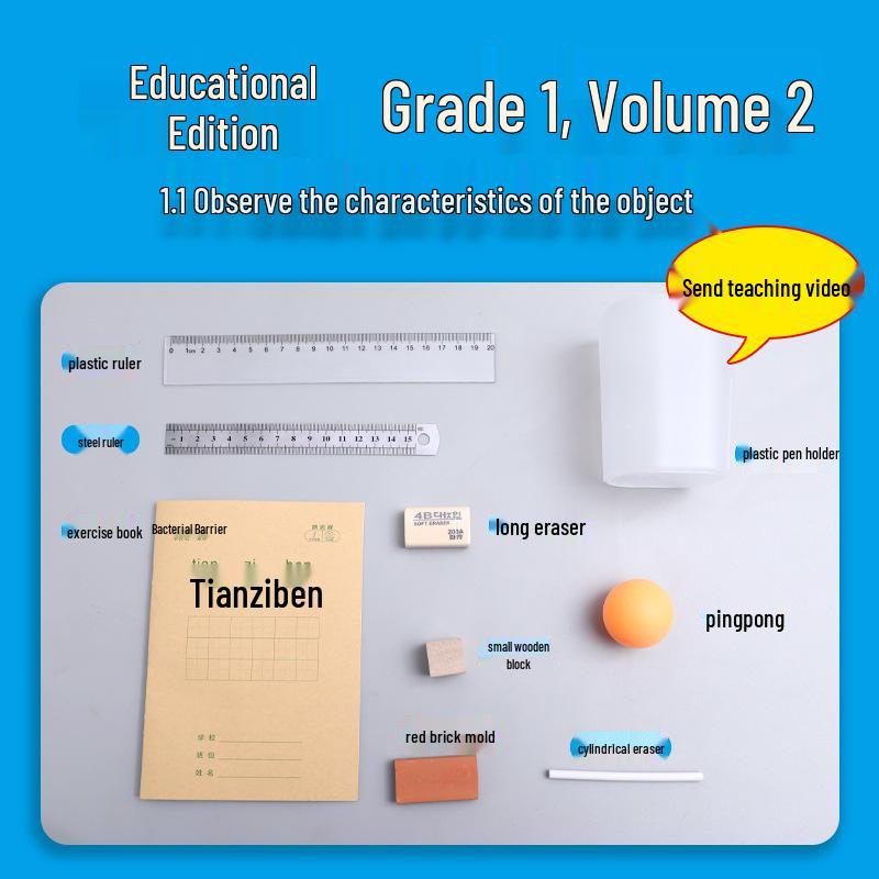 

Набор для экспериментов по науке для первого класса, второй семестр: Характеристики объекта