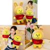 Pooh Bear Plush Toy Large Soft Cartoon Stuffed Animal For Kids Sleep Decor