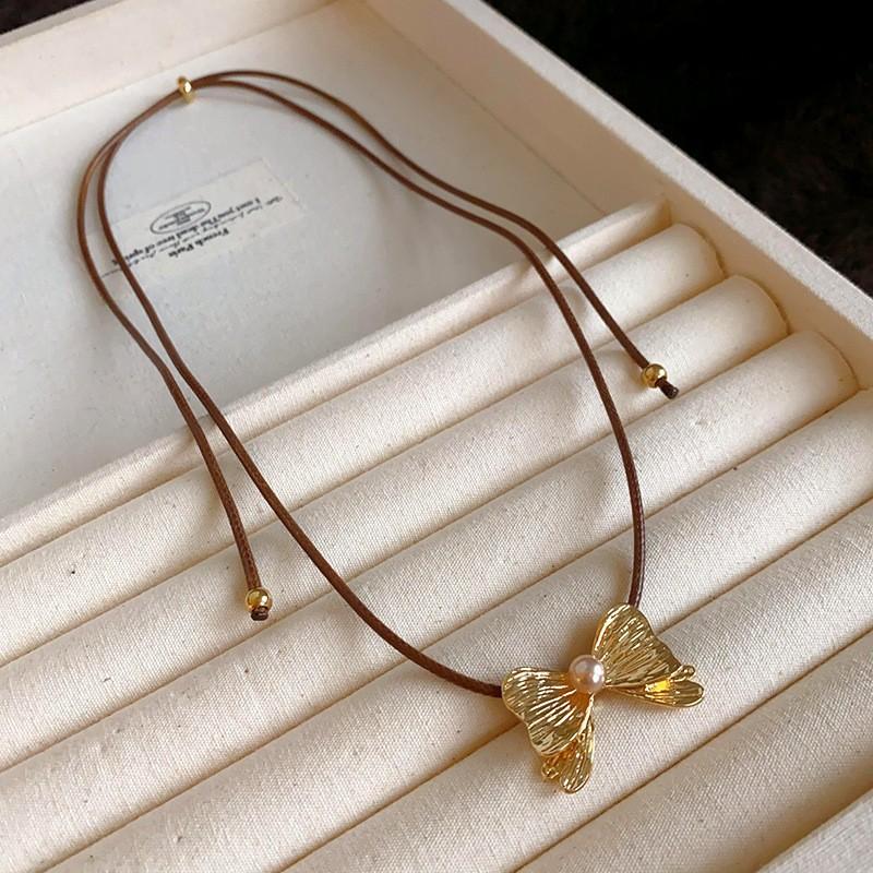 New Irregular Pendant Necklace for Women Exquisite Simple Rope Chain Long Necklace Adjustable Casual Versatile Accessories Gifts