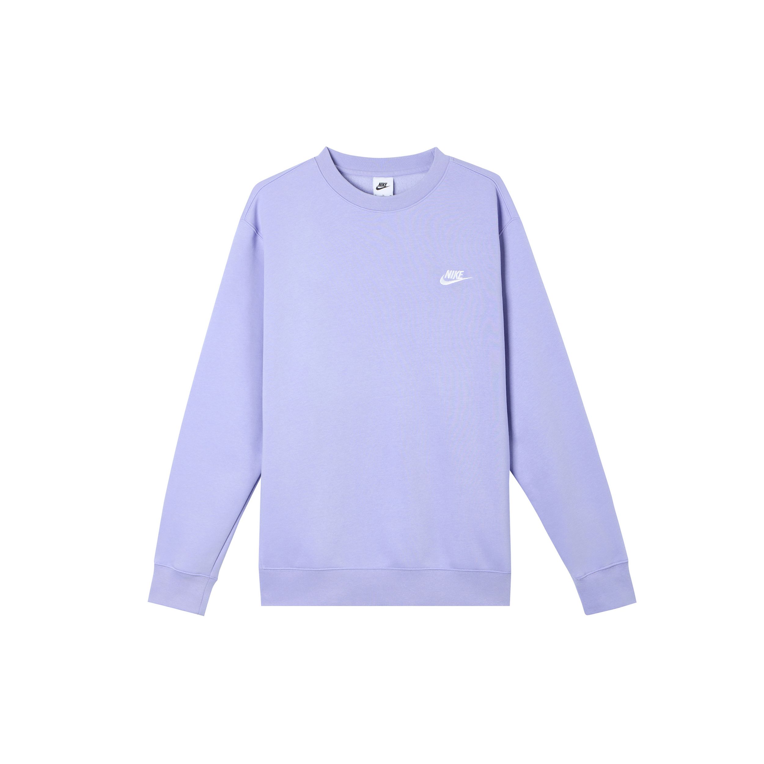 

Мужская толстовка Nike Sportswear Club Crew с принтом логотипа, светло-фиолетовая BV2663-569 L