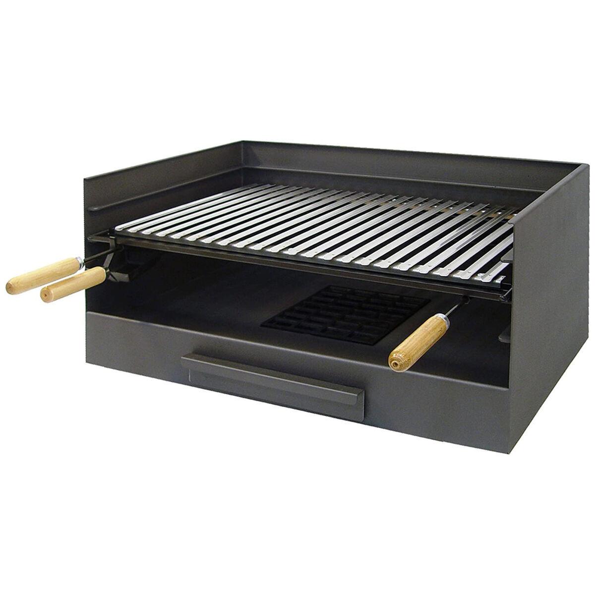 Drawer with stainless steel grill Imex el Zorro Grill Charcoal Tablecloth (Refurbished D)