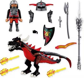 Playmobil Knights Black Dragon 18-piece Toy Set 72114 (4008789721143)